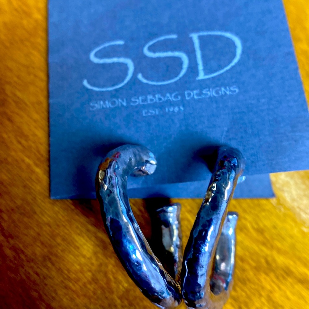 Sterling silver Simon Sebbag earrings